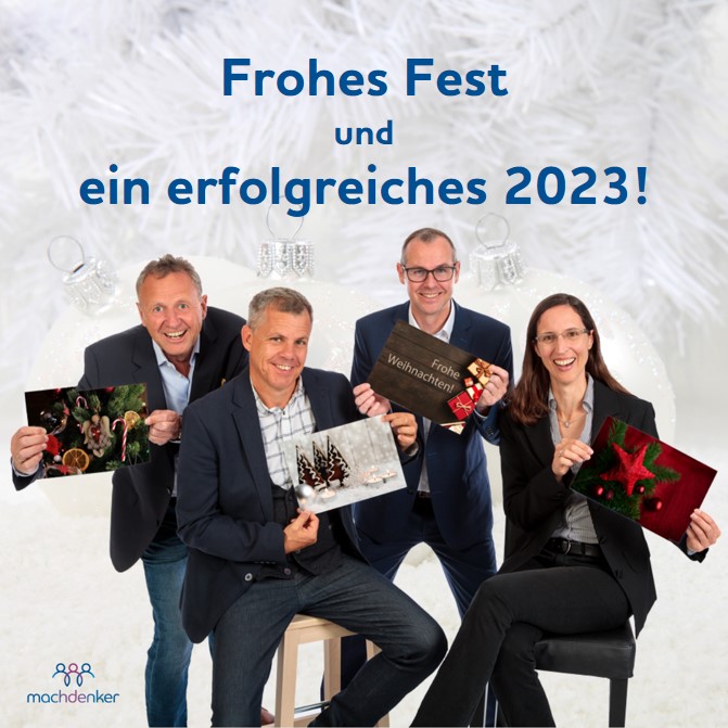 Die Machdenker wünschen frohe Weihnachten